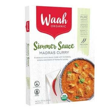 Waah Organic Simmer Sauce Madras Curry 300g